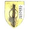 France Libre Corsica , 17x23,  tête de maure et croix de Lorraine, émail, fabrication du Caire
