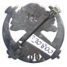 En argent , 80° Régiment d'Artillerie Nord-Africain , cèdre, Levant 1939, matriculé 190