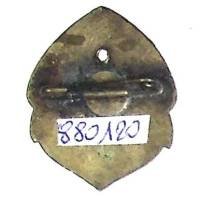 Régiment de Marche du Tchad  FFL , petit modèle plat, émail, organeau ajouré