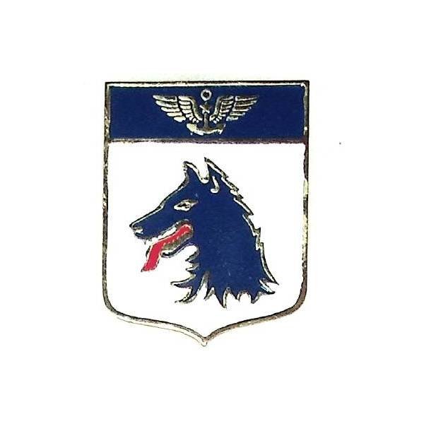 Flottille 8 F ou 28 F (1944-63) , tête de loup noire , 35x45, au dos 31.03.00, résine