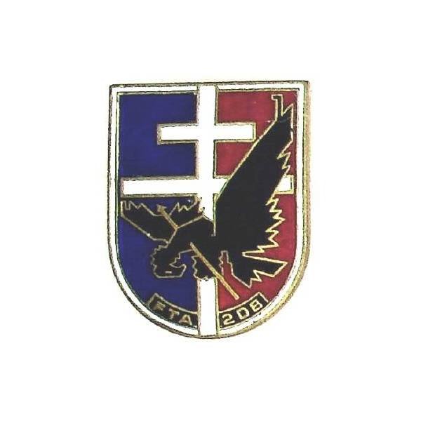 Forces Terrestres Antiaériennes / 2° Division Blindée , FFL, aigle noir, Courtois Paris cerclé