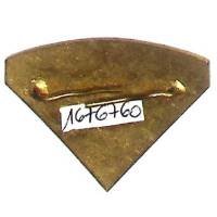 18° Régiment d'Infanterie , joueurs de pelote, jaune orangé, 2 pattes de fixation