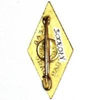 57° Régiment d'Infanterie , 42 mm, émail, dos lisse, boléro Drago