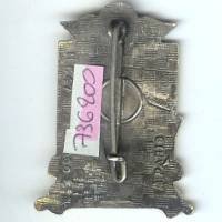 35° Régiment d'Artillerie (Parachutiste) , "droit devant", émail, boléro rond lisse ourlée
