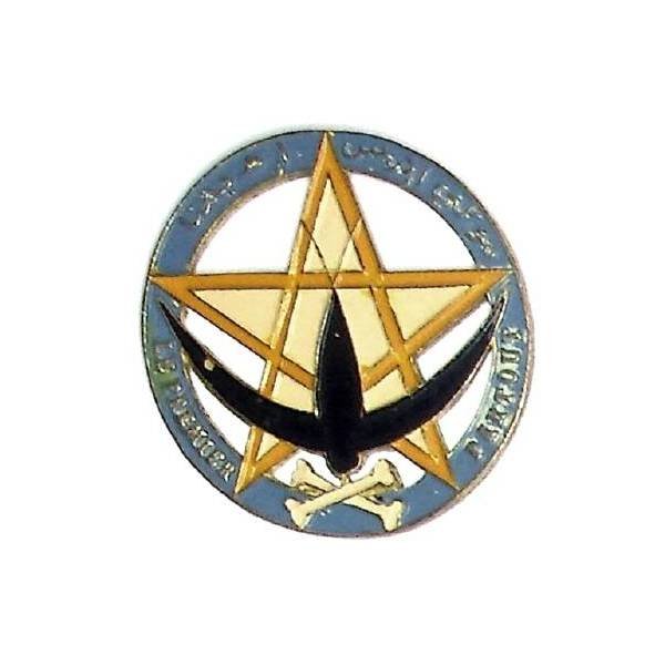 1° Régiment de Tirailleurs Marocains / 4° Bataillon en Syrie , le premier partout, peint, anneaux coupés