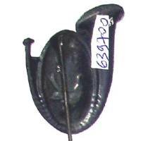 98° Bataillon de Chasseurs Alpins , merle, métal léger estampé