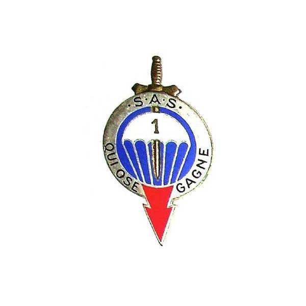 1° Régiment Parachutiste d'Infanterie de Marine , flèche rouge, résine