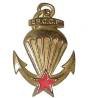 3° Bataillon Colonial de Commandos Parachutistes , trabe droite, estampé, peint, retirage, attache recollée