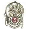 3° Régiment Etranger d'Infanterie , salamandre, ajouré, peint