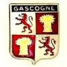 Escadron Bombardement 1 / 91 "Gascogne", lions rouges, gerbes de blé jaunes