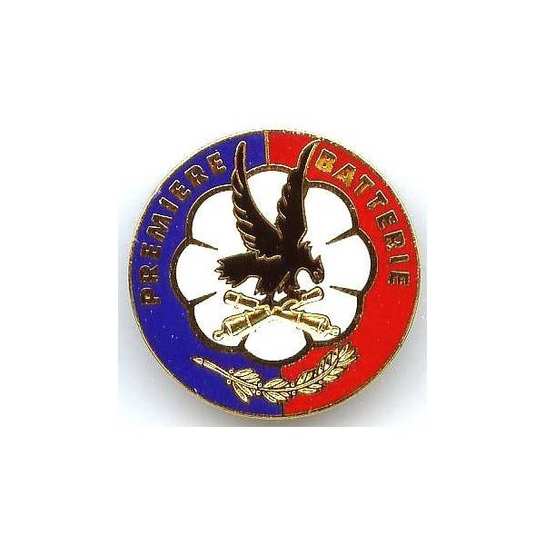 35° Régiment d'Artillerie Parachutiste / 1° Batterie , rond, aigle noir