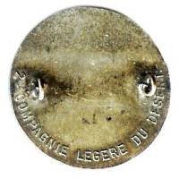 2° Compagnie Légère du Désert , inscription au dos