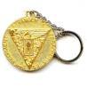2° Régiment Etranger de Parachutistes , porte-clefs, 42 mm, doré