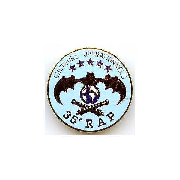 35° Régiment d'Artillerie Parachutiste / Chuteurs Opérationnels , chauve-souris , dos lisse