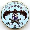 35° Régiment d'Artillerie Parachutiste / Chuteurs Opérationnels , chauve-souris , dos lisse