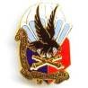35° Régiment d'Artillerie Parachutiste / 2° Batterie , "droit devant", aigle noir à plat, émail