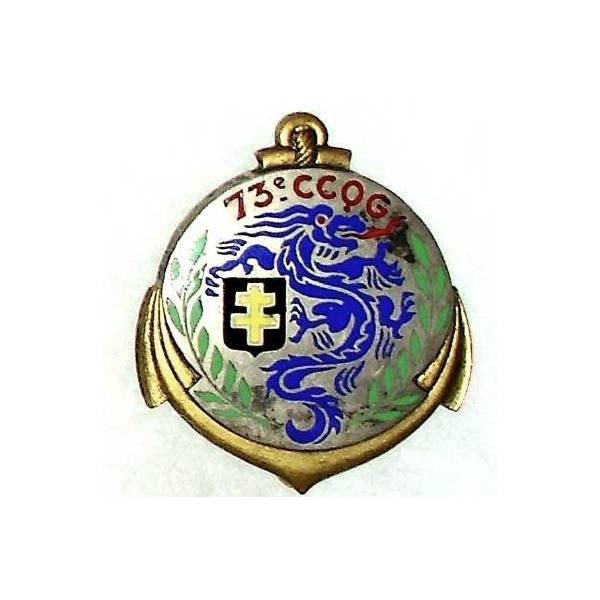 73° Compagnie de Commandement de Quartier Général , dragon bleu, boléro à moitié dessoudé
