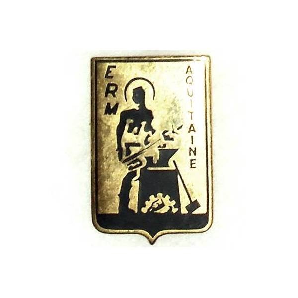 Etablissement Régional du Matériel Aquitaine , forgeron, dos guilloché, boléro oblong