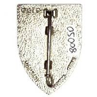 1° Régiment de Cuirassiers , épingle sertie