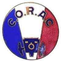 Cours Officiers de Réserve d'Artillerie de Campagne (1940) , dos grenu, 1 pontet, éclats d'émail