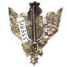 8° Groupe d'Aviation Légère Divisionnaire , lion noir debout sur fleur de lys, dos guilloché
