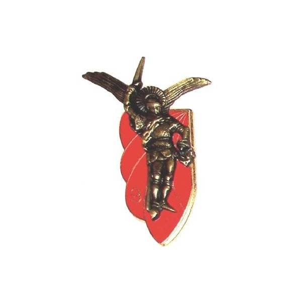 9° Régiment de Chasseurs Parachutistes , 40 mm, dos gaufré, épingle sertie