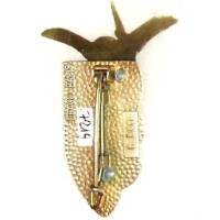 9° Régiment de Chasseurs Parachutistes , 40 mm, dos gaufré, épingle sertie
