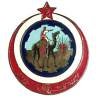 2° Compagnie Méhariste du Levant   FFL , croix de Lorraine rouge sur soleil , peint