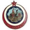 2° Compagnie Méhariste du Levant   FFL , croix de Lorraine rouge sur soleil , peint