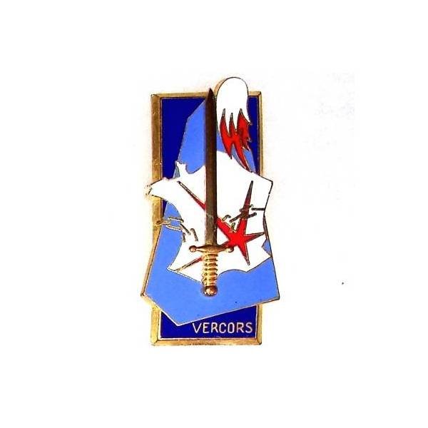 Vercors (1960-62) , dos lisse, insigne de programme