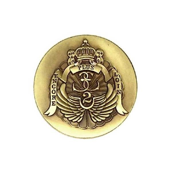 13° Régiment de Dragons Parachutistes / 2° Escadron , "encore plus loin" , coin's 35 mm, matriculé 101