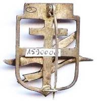 En argent , Ecole des Ambulancières de l'Armée de l'Air  Chaïba  (Algérie) 1943-1944 , "La Vigie"