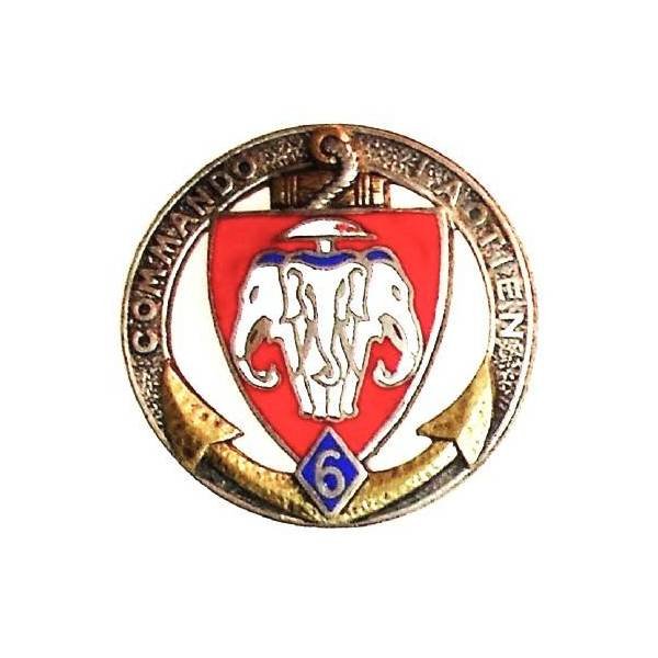 6° Commando Franco-Laotien , éléphants blancs, matriculé 823