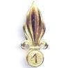 1° Régiment Etranger d'Infanterie , flamme de bérêt, attache à molette (Algérie)