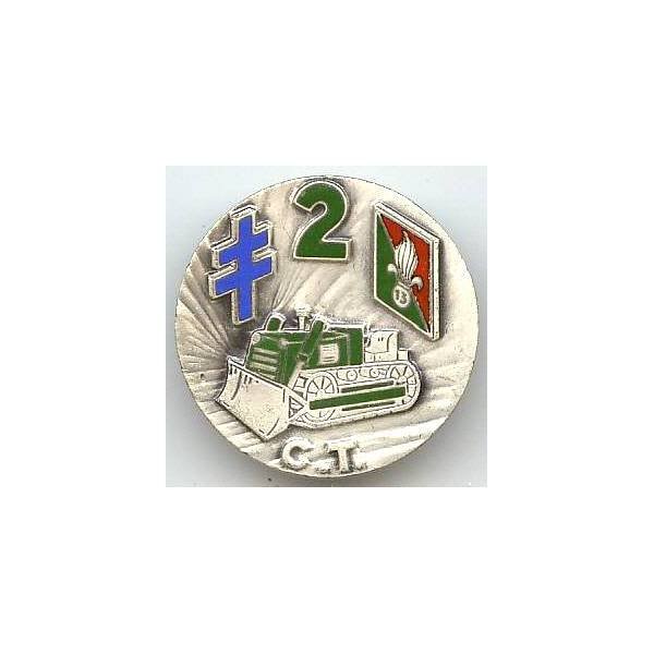 13° DBLE / 2° Compagnie de Travaux , matriculé, attache coupée
