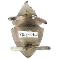 Police d'Etat de Seine et Oise , insigne de casquette, fixation par 4 pattes repliables