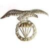 Espagne , brevet de Parachutiste, aigle, estampé, très patiné