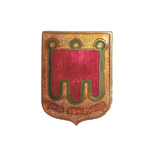 63° Division d'Infanterie , "à moi Auvergne", dos grenu, 2 anneaux