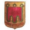 63° Division d'Infanterie , "à moi Auvergne", dos grenu, 2 anneaux