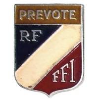 Prévôté FFI / 1° Promotion Didier , tissu 75 mm + insigne aluminium peint