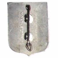 Prévôté FFI / 1° Promotion Didier , tissu 75 mm + insigne aluminium peint