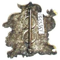 64° Compagnie de Réparation Divisionnaire , roue dentée bleue sur dragon, 2 boléros Drago