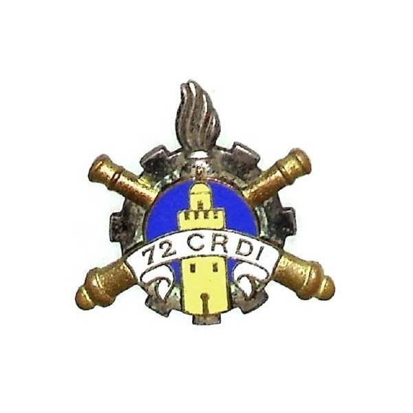 72° Compagnie de Réparation Divisionnaire , minaret jaune, émail, dos lisse