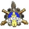 72° Compagnie de Réparation Divisionnaire , minaret jaune, émail, dos lisse
