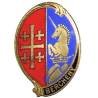 1° Régiment de Hussards Parachutistes , émail, croix et licorne dorées