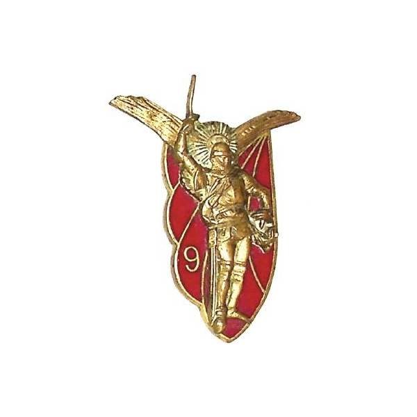 9° Régiment de Chasseurs Parachutistes , 39 mm, dos lisse