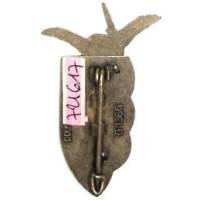 9° Régiment de Chasseurs Parachutistes , 40 mm, tout métal argenté, mat