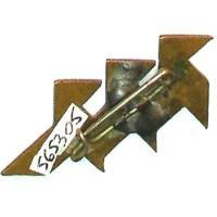 Croisière Noire Africaine  Villemin 1933 , 3 cocottes émail, 45 mm, attache remplacée