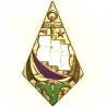 Détachement des Commis Ouvriers Coloniaux en Extrême-Orient , jonque violette