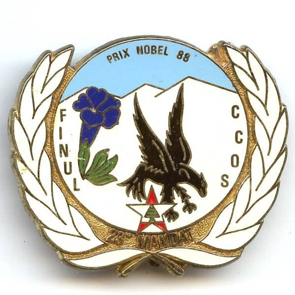 420° DSL / CCOS  FINUL  23° mandat , prix Nobel 88, édelweiss
